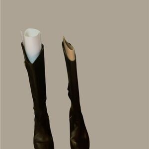 Coach black EUC boots with box which has some dents